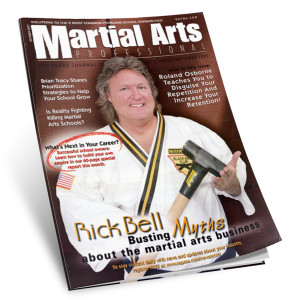 Rick Bell karate magazine cover
